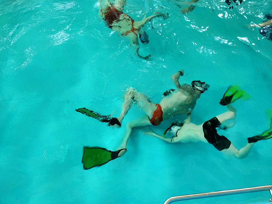 Hokej pod wodą Walenie Siemianowice Śląskie Trening 18 III 2023